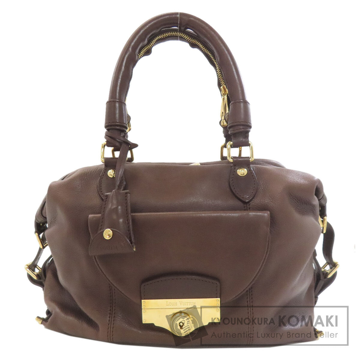 LOUIS VUITTON Sackrui Boston bag Leather Ladies [Used]