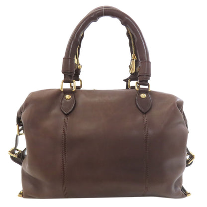 LOUIS VUITTON Sackrui Boston bag Leather Ladies [Used]