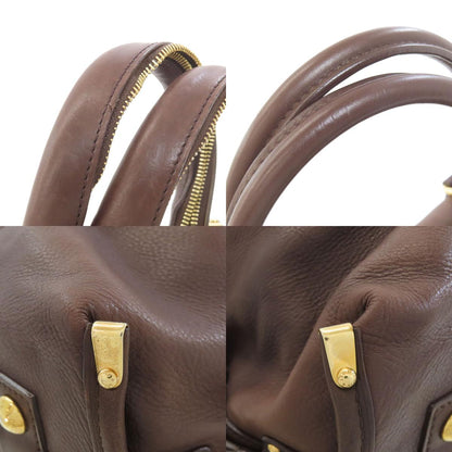 LOUIS VUITTON Sackrui Boston bag Leather Ladies [Used]