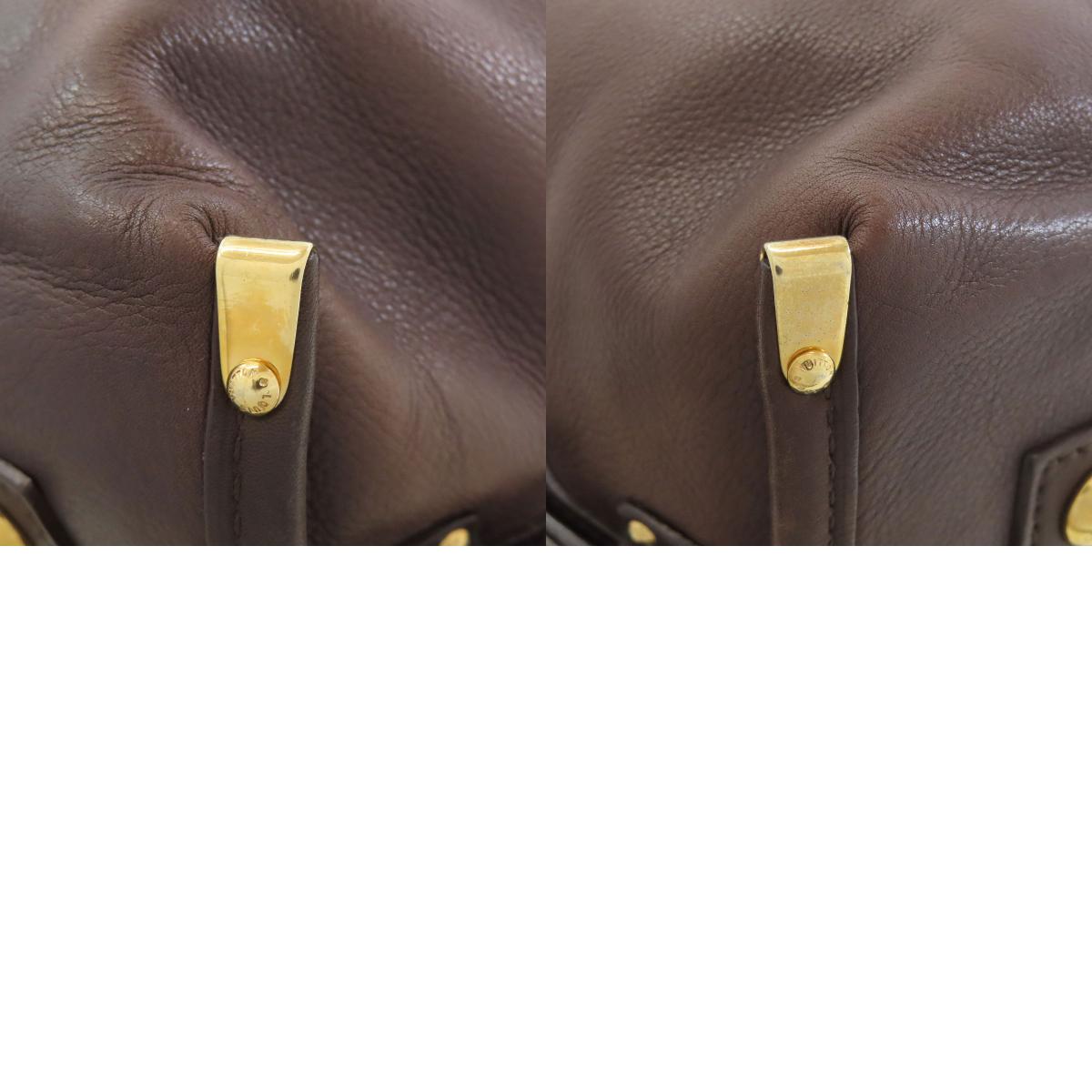 LOUIS VUITTON Sackrui Boston bag Leather Ladies [Used]