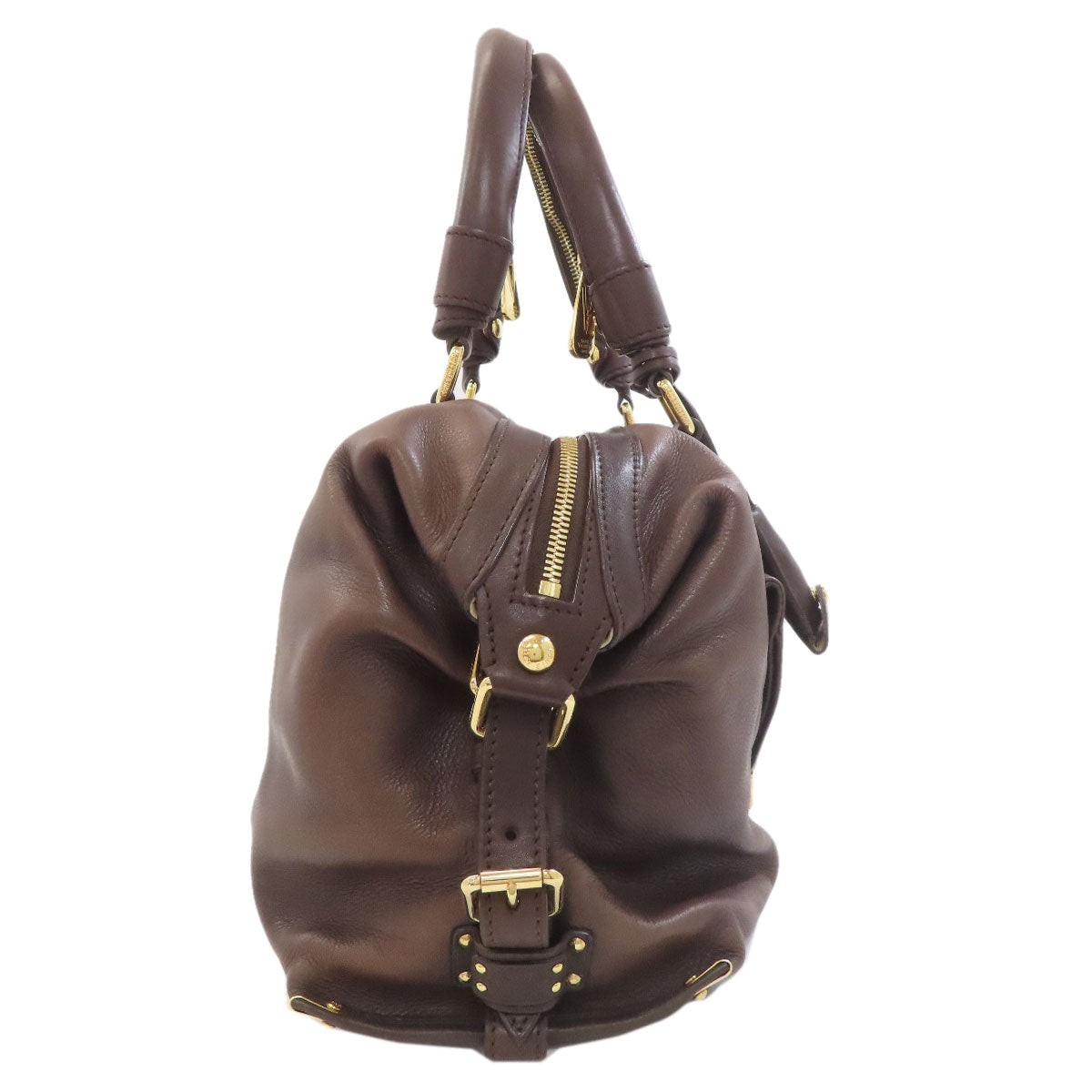 LOUIS VUITTON Sackrui Boston bag Leather Ladies [Used]