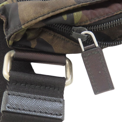 PRADA Camouflage pattern logo hardware Shoulder Bag Nylon Ladies [Used]