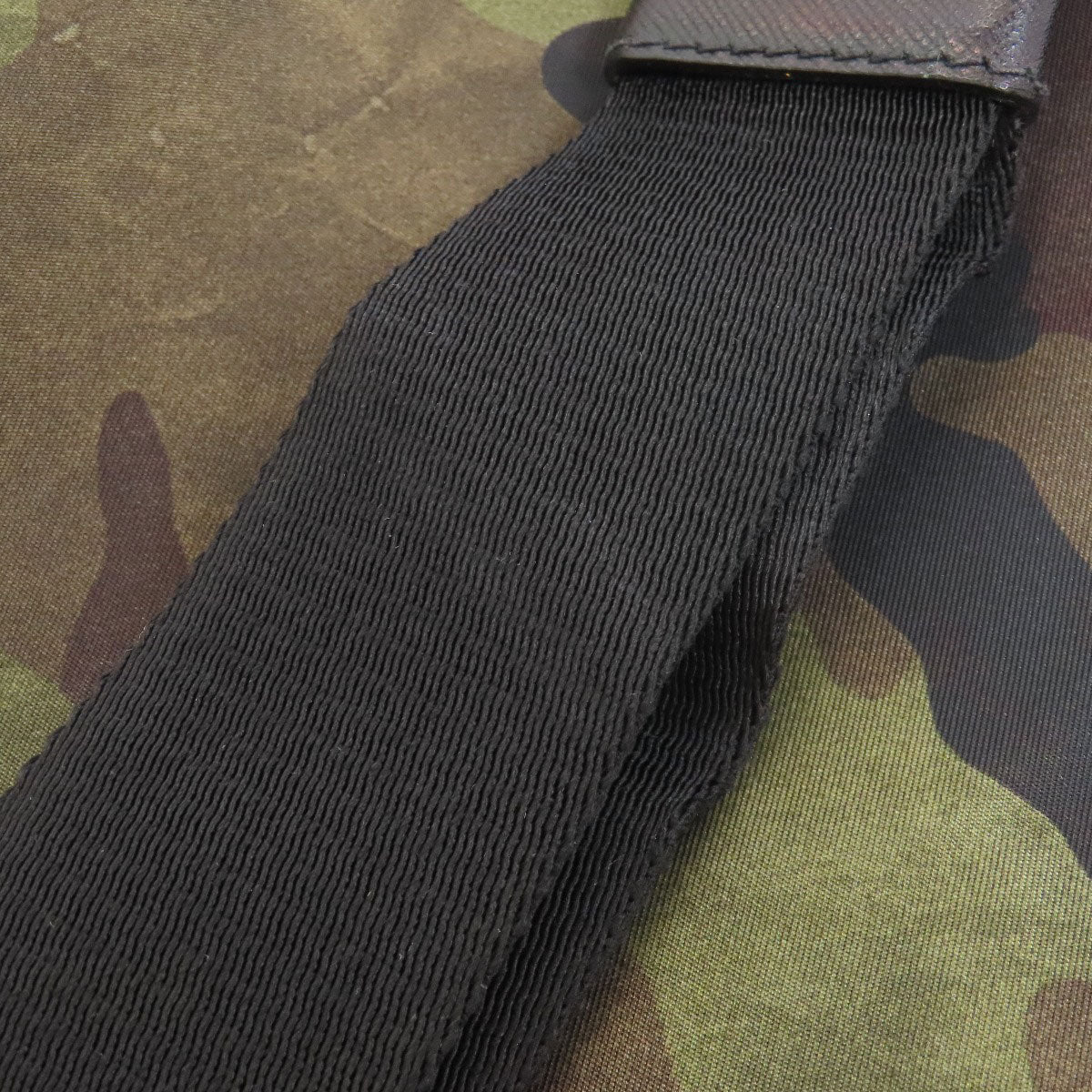 PRADA Camouflage pattern logo hardware Shoulder Bag Nylon Ladies [Used]