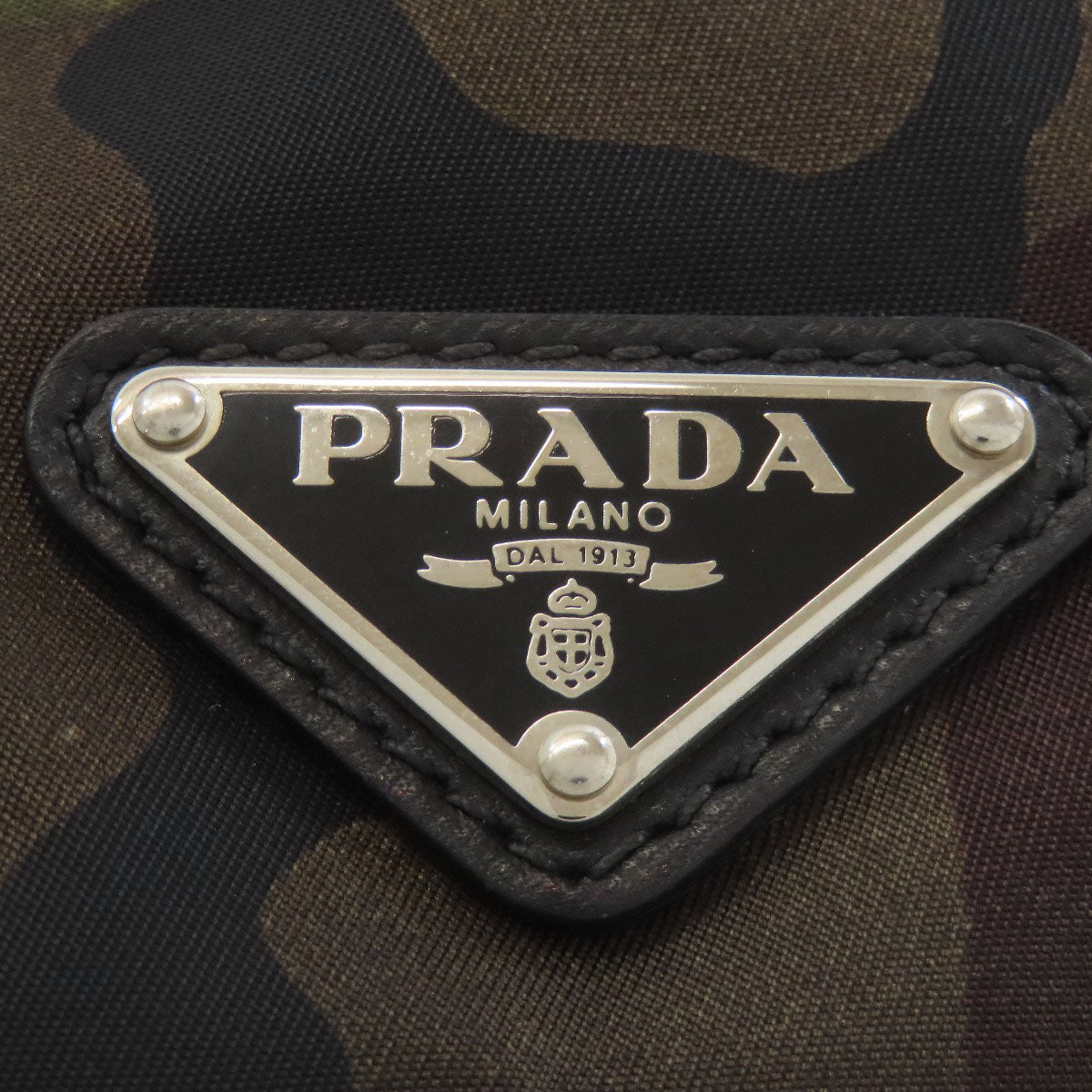 PRADA Camouflage pattern logo hardware Shoulder Bag Nylon Ladies [Used]