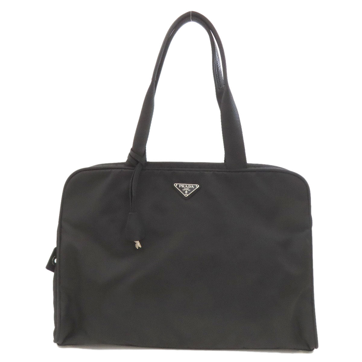 PRADA Logo Hardware Handbag Nylon Ladies [Used]