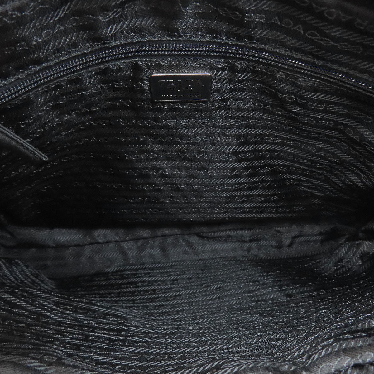 PRADA Logo Hardware Handbag Nylon Ladies [Used]