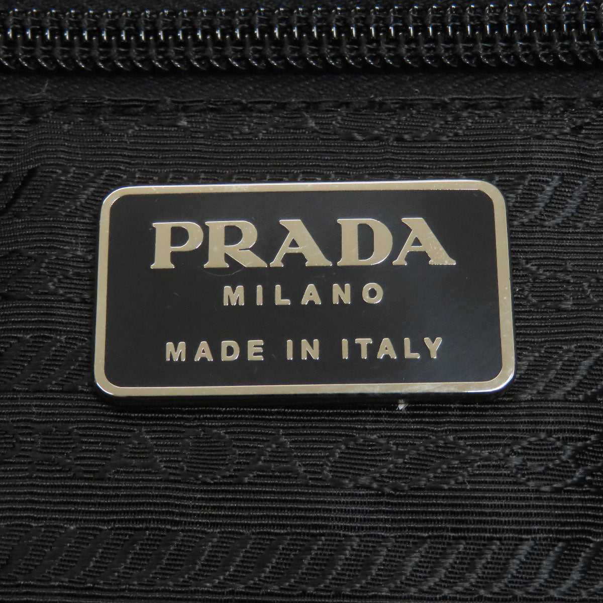 PRADA Logo Hardware Handbag Nylon Ladies [Used]