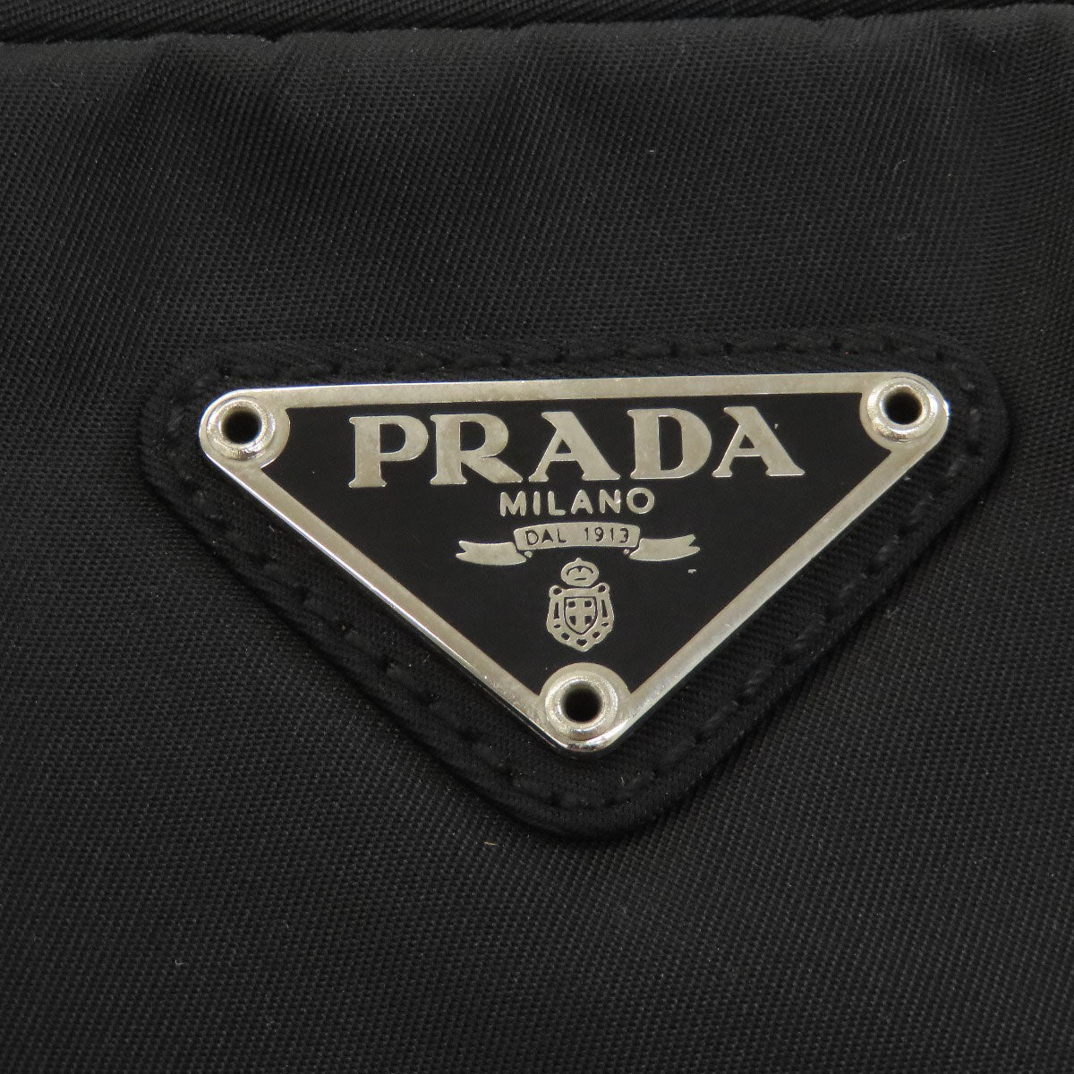 PRADA Logo Hardware Handbag Nylon Ladies [Used]