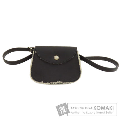 HERMES Neige SilverHardware Hip bag, waist bag Taurillon Clemence MoutonLadies [Used]