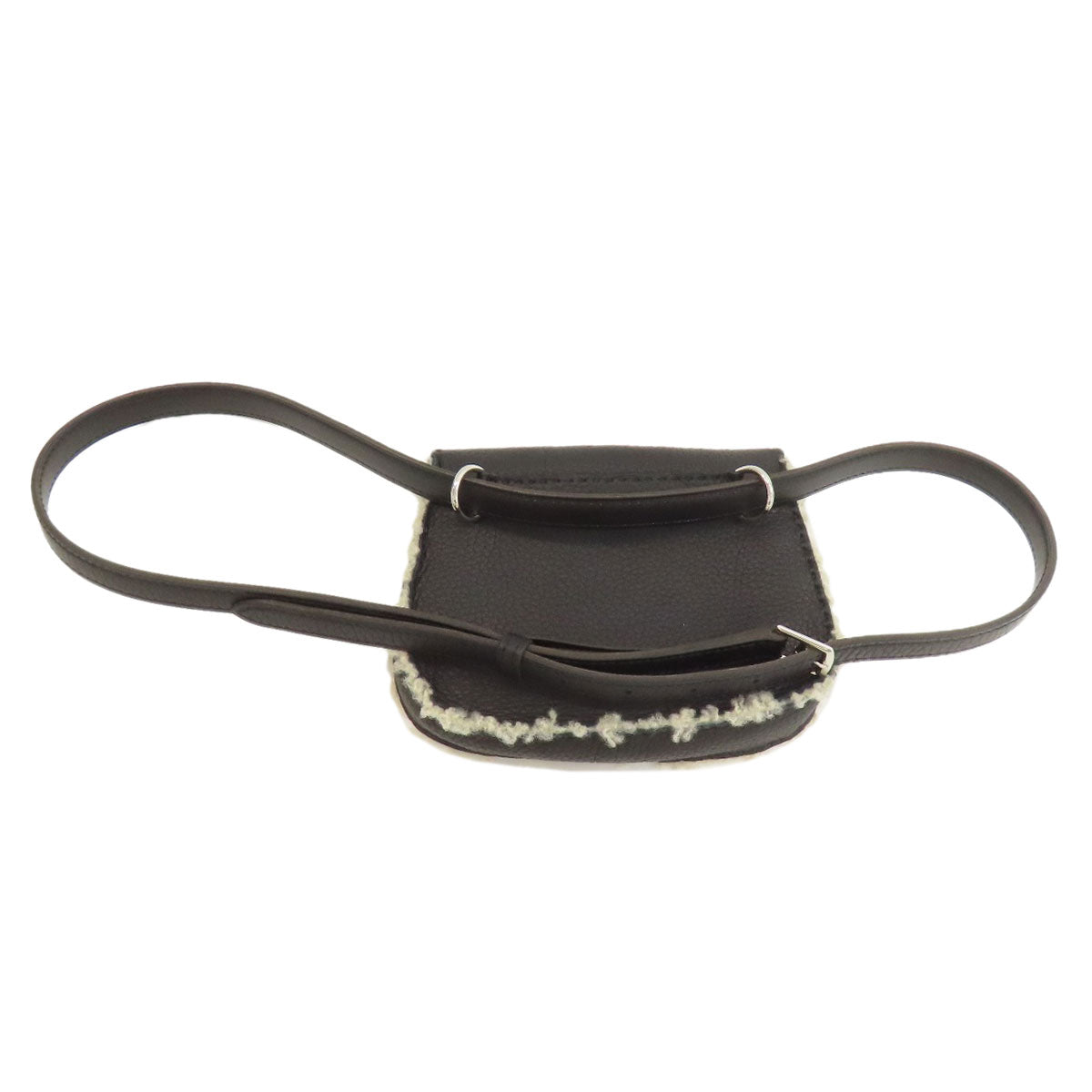HERMES Neige SilverHardware Hip bag, waist bag Taurillon Clemence MoutonLadies [Used]