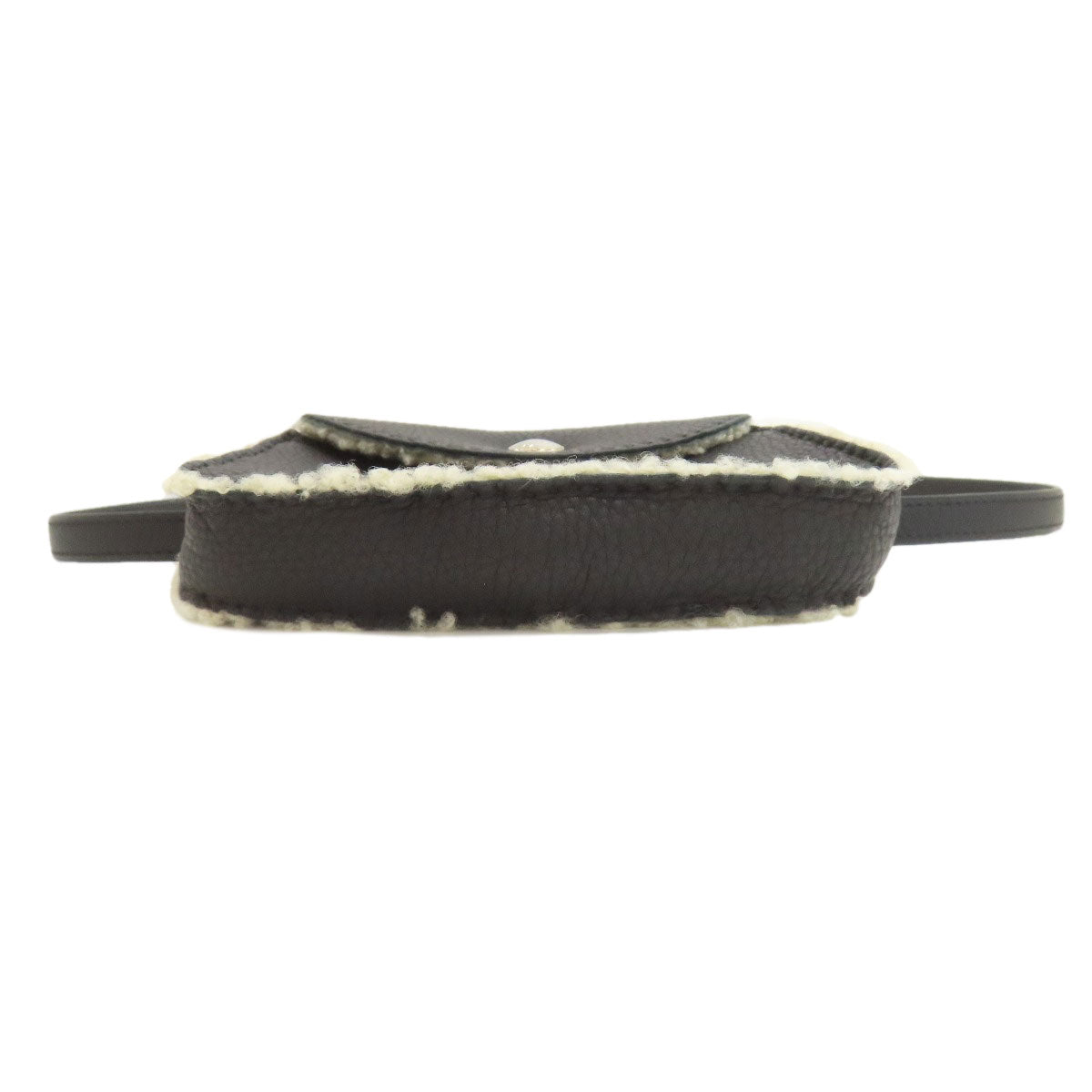 HERMES Neige SilverHardware Hip bag, waist bag Taurillon Clemence MoutonLadies [Used]