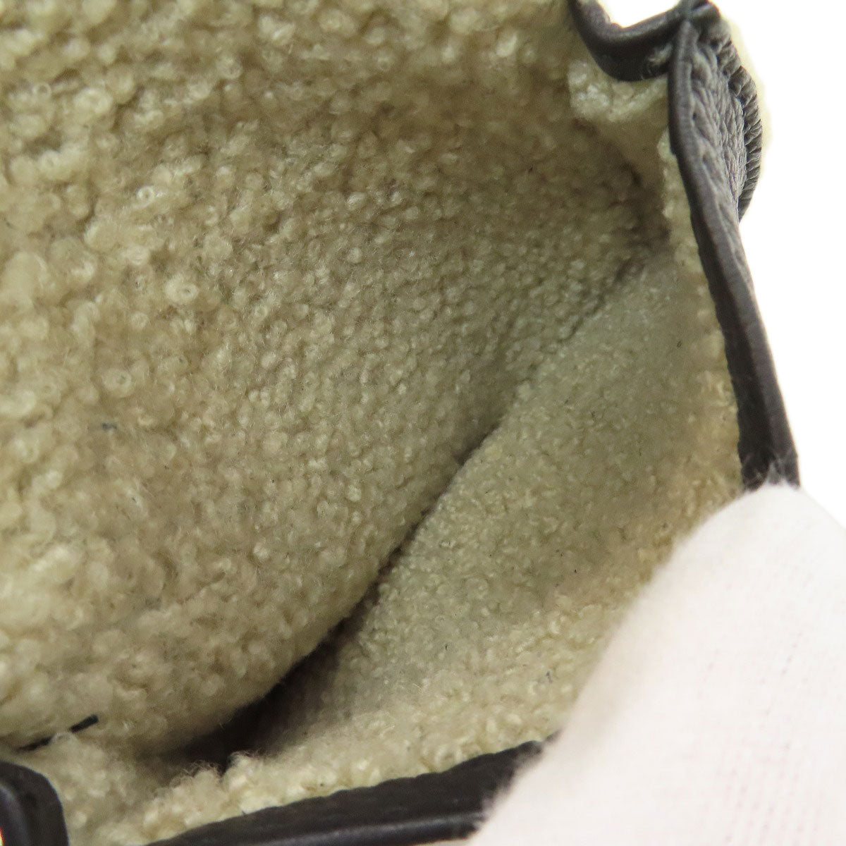 HERMES Neige SilverHardware Hip bag, waist bag Taurillon Clemence MoutonLadies [Used]