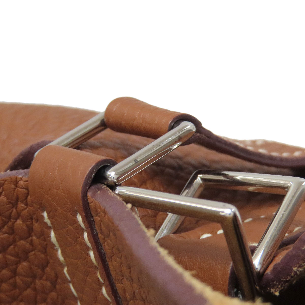 HERMES Picotin Lock PM Gold SilverHardware Handbag Taurillon Clemence Ladies [Used]