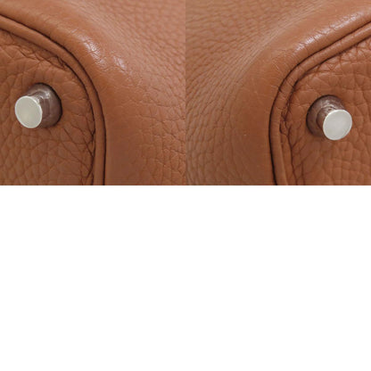 HERMES Picotin Lock PM Gold SilverHardware Handbag Taurillon Clemence Ladies [Used]