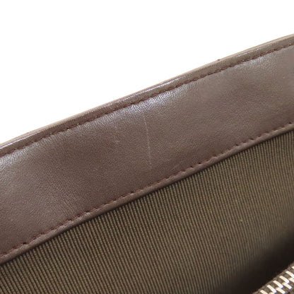 CHANEL Choco Bar SilverHardware Handbag Calf Ladies [Used]