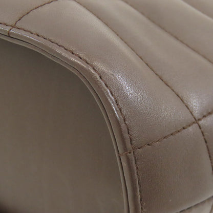 CHANEL Choco Bar SilverHardware Handbag Calf Ladies [Used]