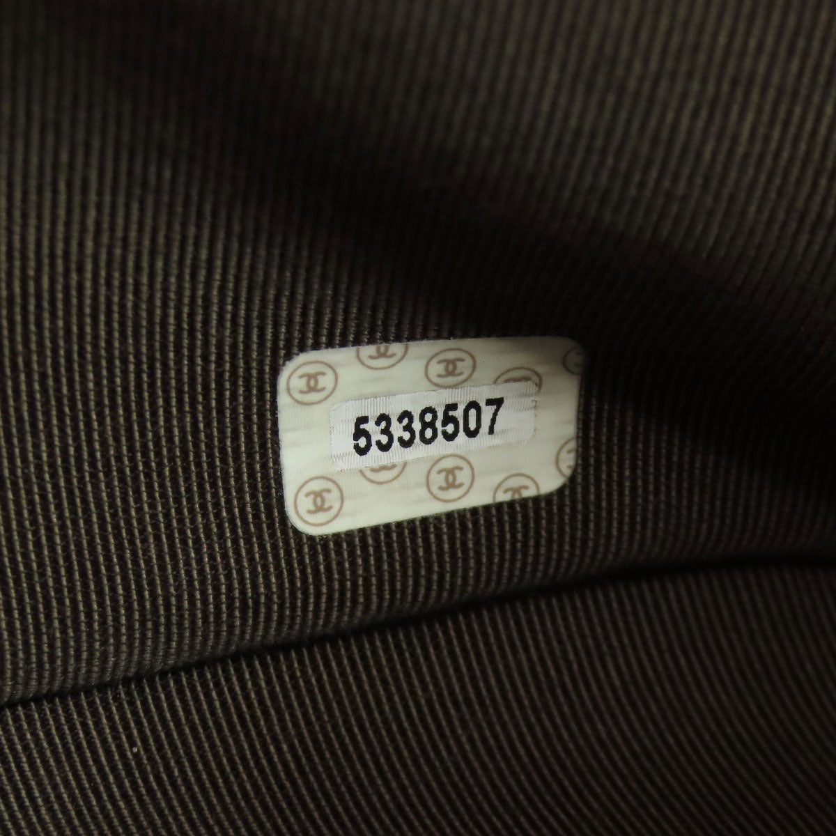 CHANEL Choco Bar SilverHardware Handbag Calf Ladies [Used]