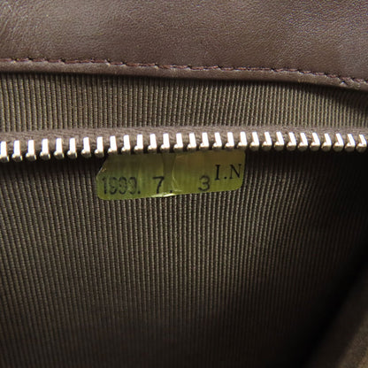 CHANEL Choco Bar SilverHardware Handbag Calf Ladies [Used]