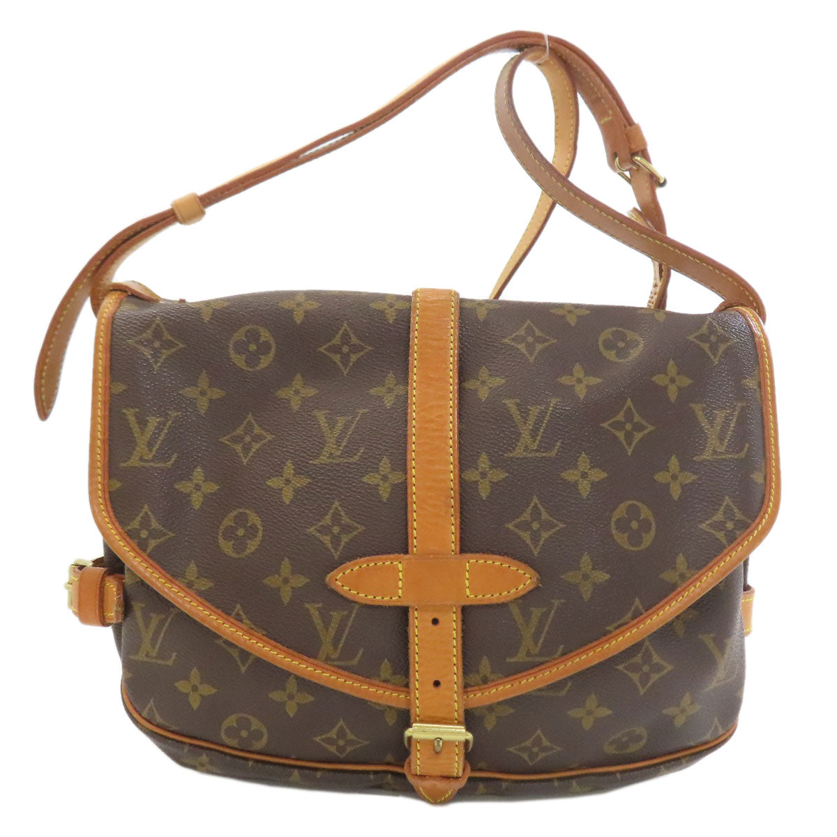 LOUIS VUITTON M42256 Saumur 30 Shoulder Bag Monogram canvas Ladies [Used]