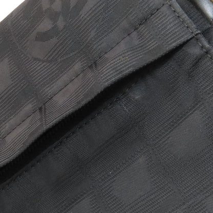 CHANEL New Travel Line Gold Hardware Shoulder Bag Nylon jacquard Ladies [Used]