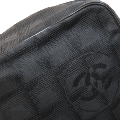 CHANEL New Travel Line Gold Hardware Shoulder Bag Nylon jacquard Ladies [Used]