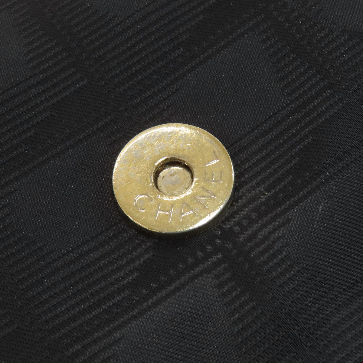 CHANEL New Travel Line Gold Hardware Shoulder Bag Nylon jacquard Ladies [Used]