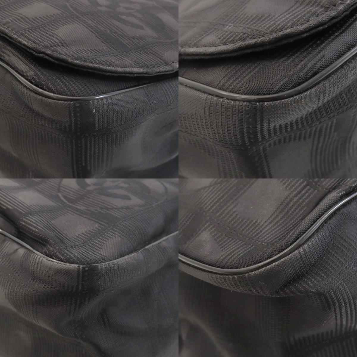 CHANEL New Travel Line Gold Hardware Shoulder Bag Nylon jacquard Ladies [Used]