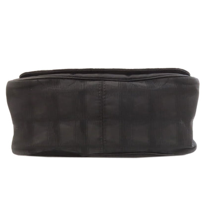 CHANEL New Travel Line Gold Hardware Shoulder Bag Nylon jacquard Ladies [Used]