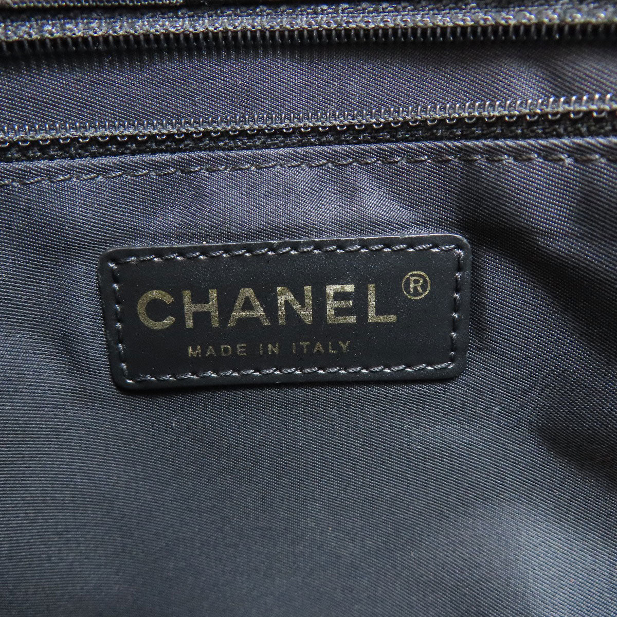 CHANEL New Travel Line Gold Hardware Shoulder Bag Nylon jacquard Ladies [Used]