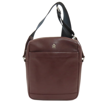 Dunhill logo Shoulder Bag Leather mens [Used]