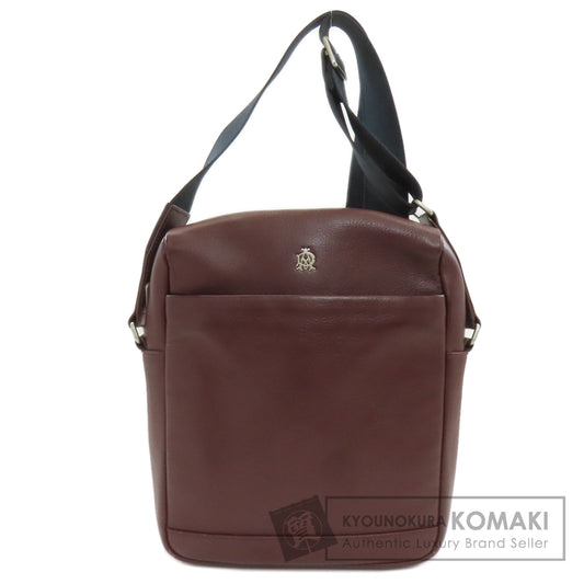 Dunhill logo Shoulder Bag Leather mens [Used]