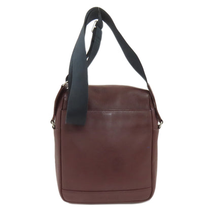 Dunhill logo Shoulder Bag Leather mens [Used]