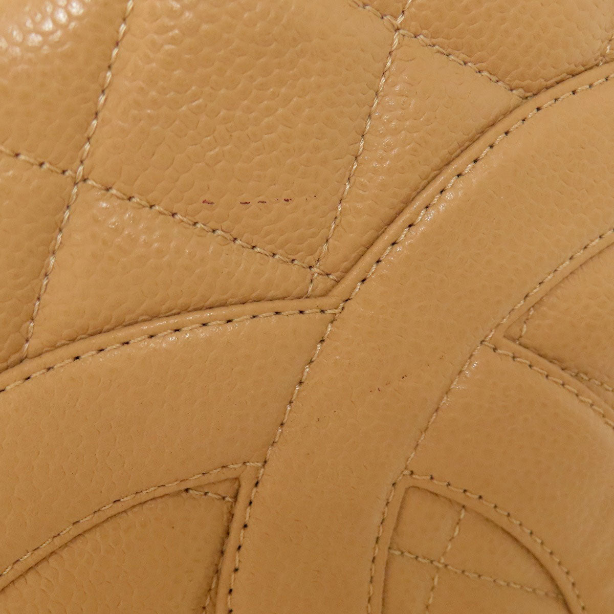 CHANEL Medallion GoldHardware Tote Bag Grained Calfskin Skin Ladies [Used]