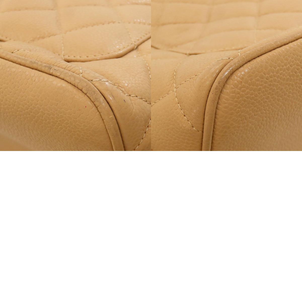 CHANEL Medallion GoldHardware Tote Bag Grained Calfskin Skin Ladies [Used]