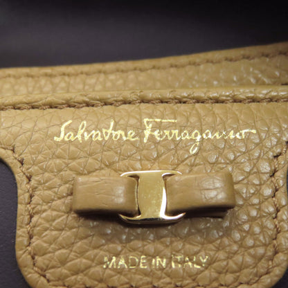 Salvatore Ferragamo Vara ribbon Shoulder Bag Leather Ladies [Used]