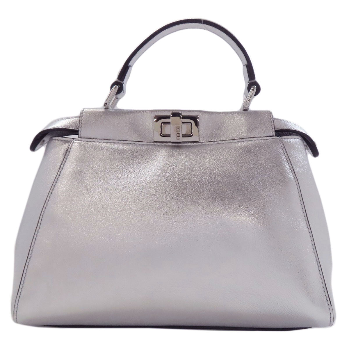 FENDI Peekaboo Mini 2WAY Handbag Calf Ladies [Used]