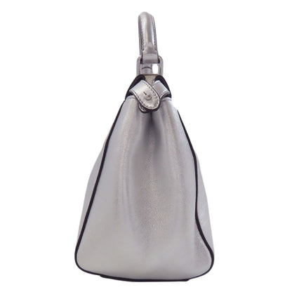 FENDI Peekaboo Mini 2WAY Handbag Calf Ladies [Used]