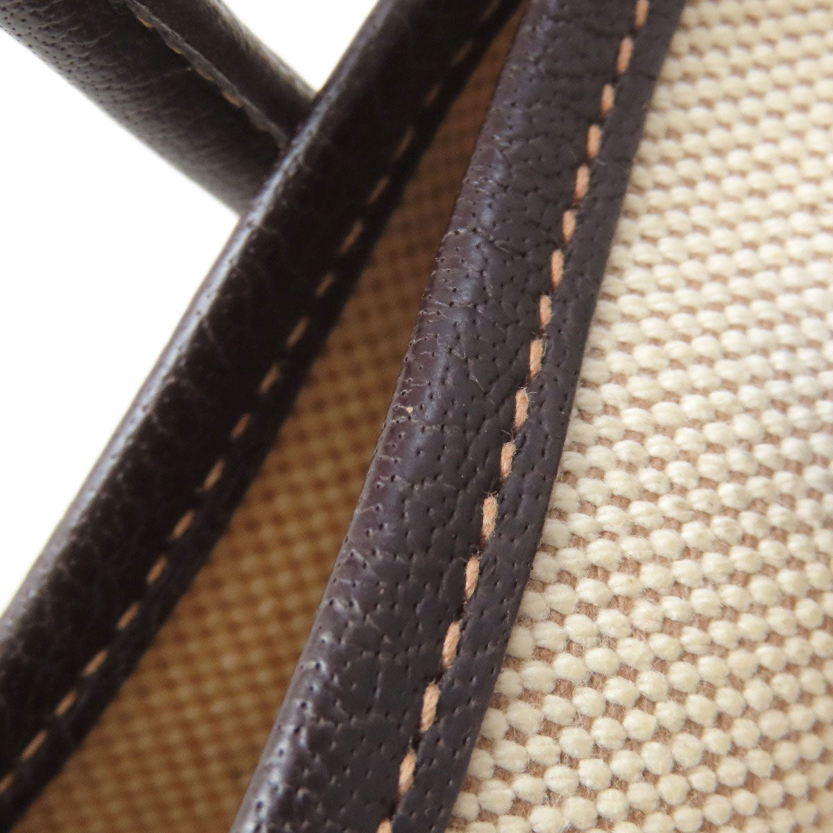 HERMES Garden Party TPM Maron SilverHardware Tote Bag Tower ash Ladies [Used]