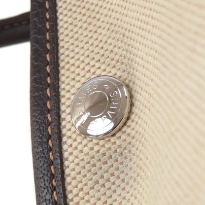 HERMES Garden Party TPM Maron SilverHardware Tote Bag Tower ash Ladies [Used]