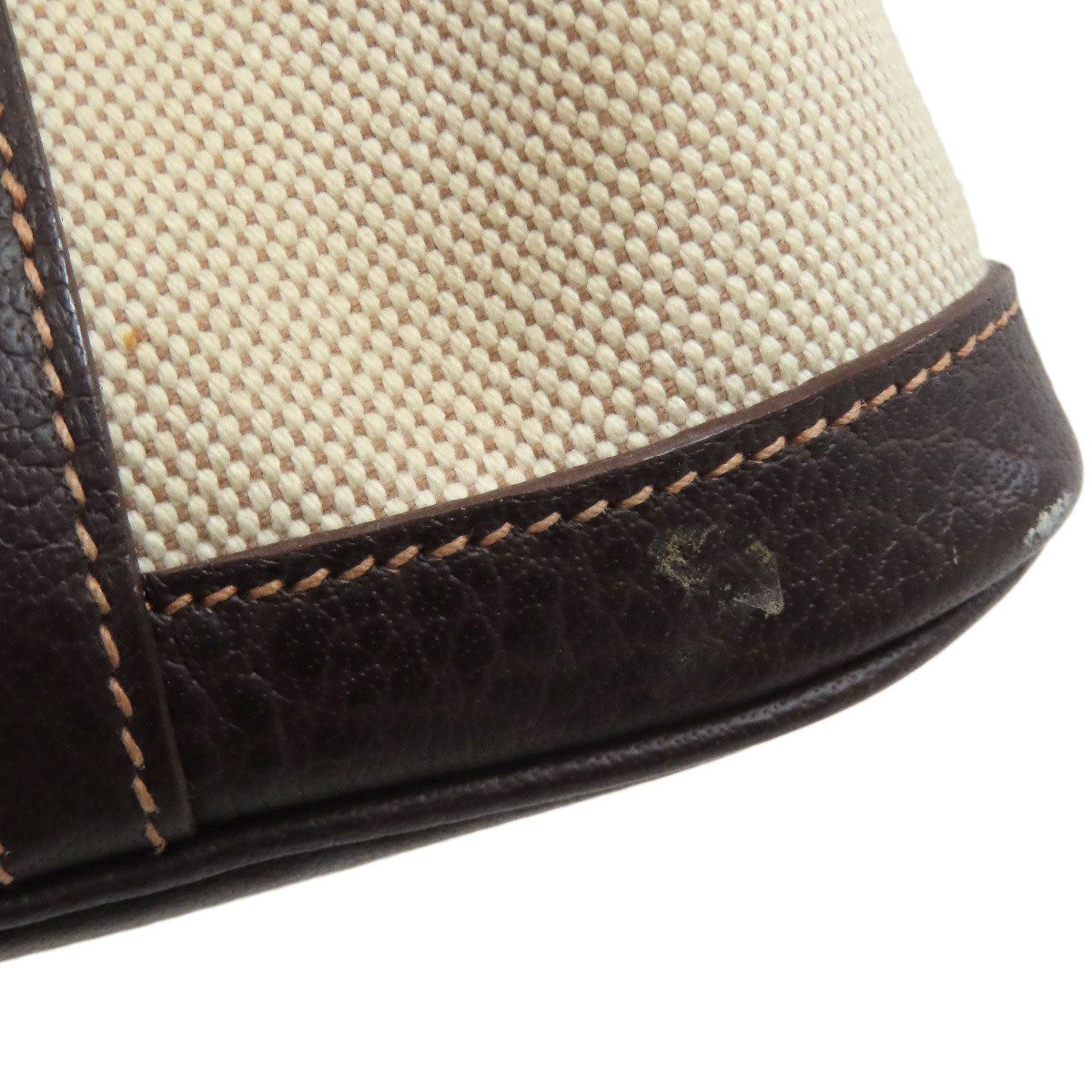 HERMES Garden Party TPM Maron SilverHardware Tote Bag Tower ash Ladies [Used]