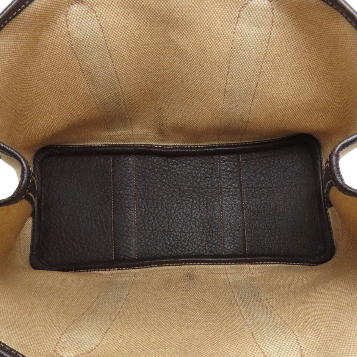 HERMES Garden Party TPM Maron SilverHardware Tote Bag Tower ash Ladies [Used]