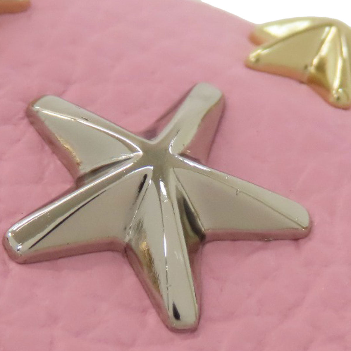 Jimmy Choo Star motif key holder Leather Ladies [Used]