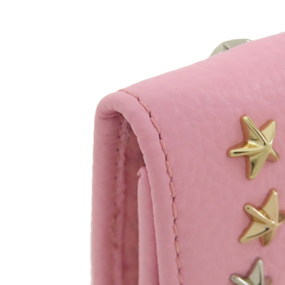 Jimmy Choo Star motif key holder Leather Ladies [Used]