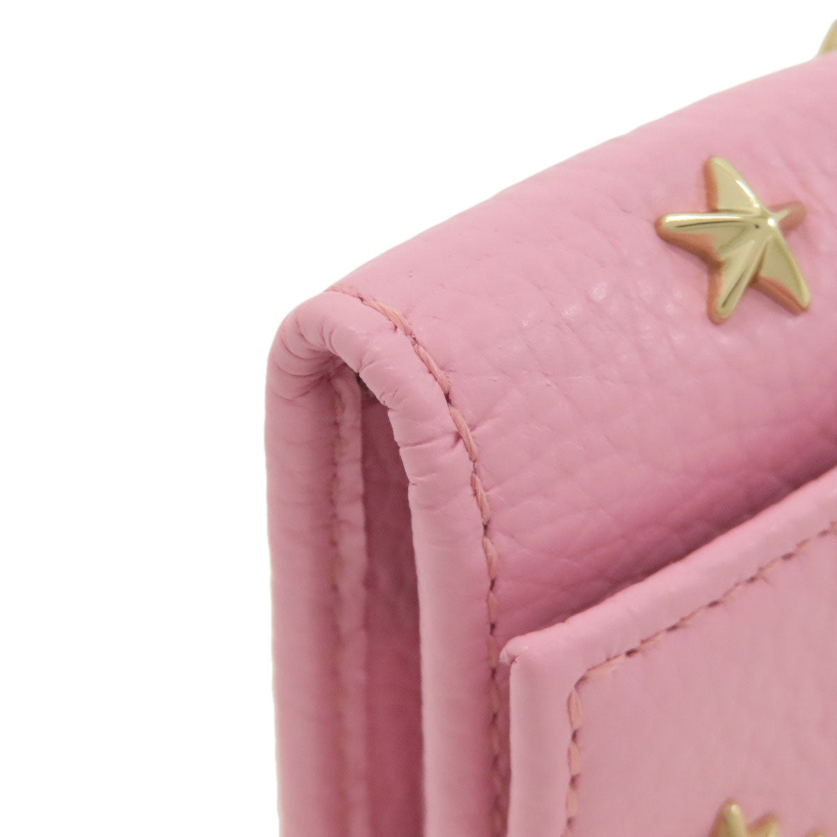 Jimmy Choo Star motif key holder Leather Ladies [Used]