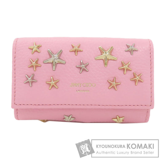 Jimmy Choo Star motif key holder Leather Ladies [Used]