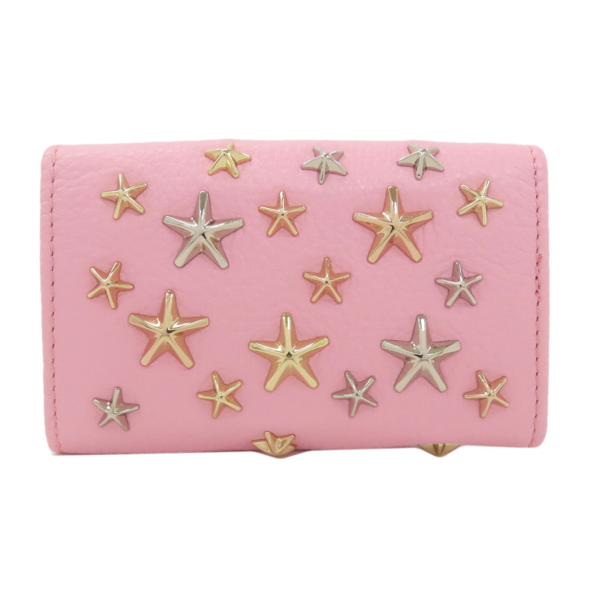 Jimmy Choo Star motif key holder Leather Ladies [Used]