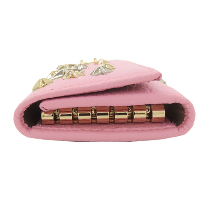 Jimmy Choo Star motif key holder Leather Ladies [Used]