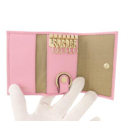 Jimmy Choo Star motif key holder Leather Ladies [Used]