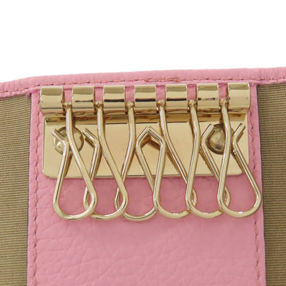 Jimmy Choo Star motif key holder Leather Ladies [Used]