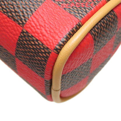 LOUIS VUITTON M01692 Damier Pop Mini Speedy Pouch Accessory pouch Damier canvas Ladies [Used]